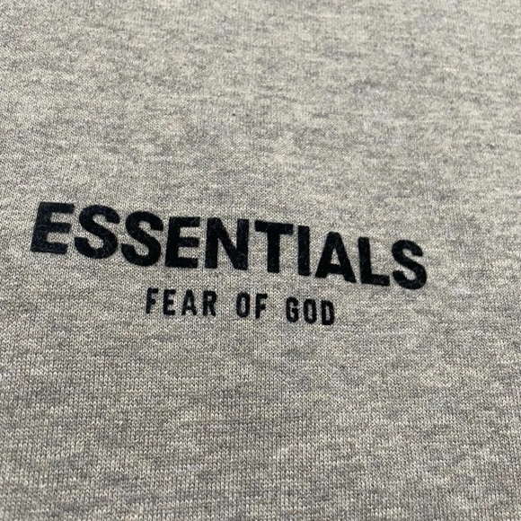 Fear of God Essentials Heather Gray Hoodie - Picture 6 of 9